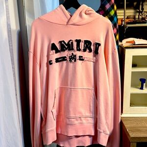 Amiri destructed hoodie. literally brand new. worn once at a fashion show
